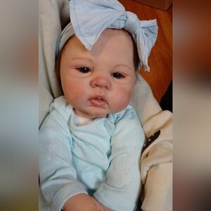 Authentic Reborn Doll Maggie Sandy Faber Collectable Therapy Newborn Baby Realis